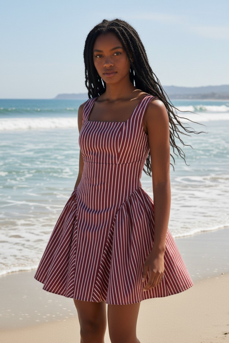 ABBIGLIAMENTO - Abito in cotone a righe