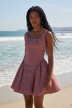 ABBIGLIAMENTO - Abito in cotone a righe