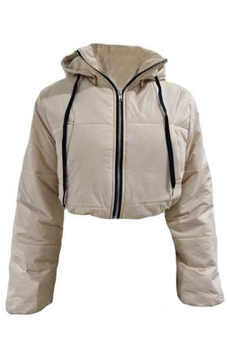 ABBIGLIAMENTO - BEIGE - Piumino crop