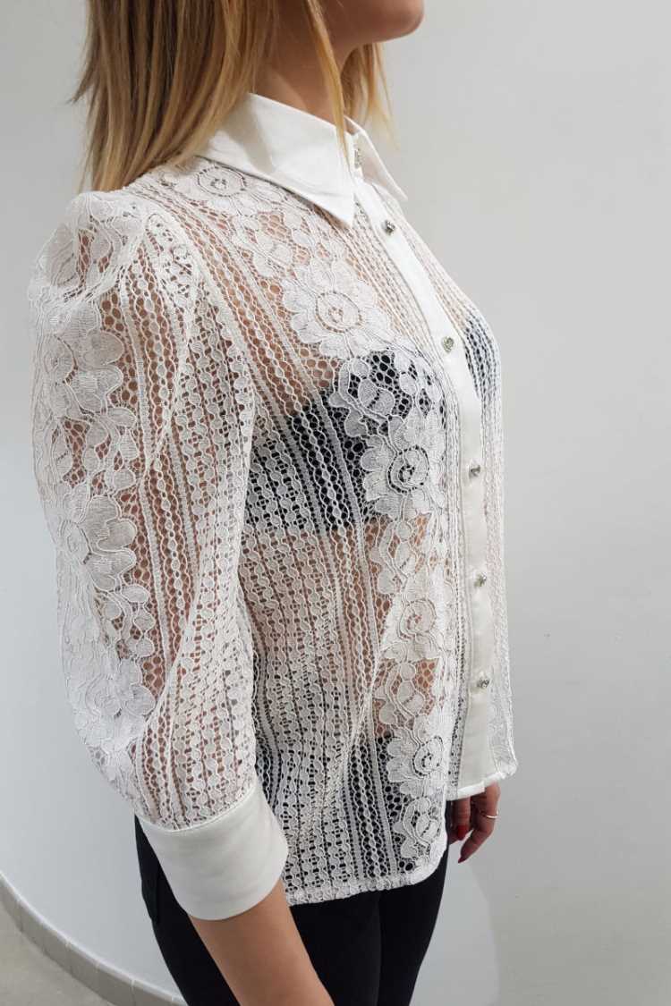 Camicia in pizzo