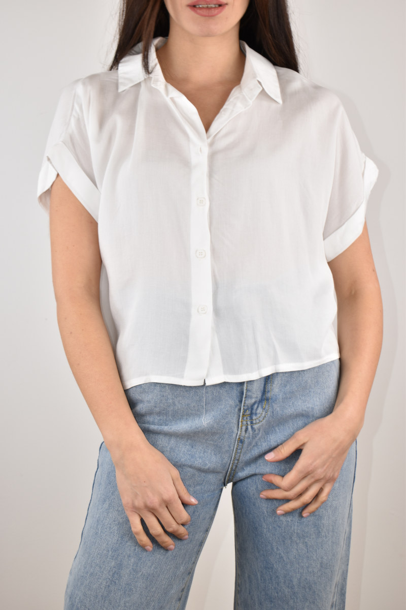 ABBIGLIAMENTO - BIANCO - Camicia in viscosa