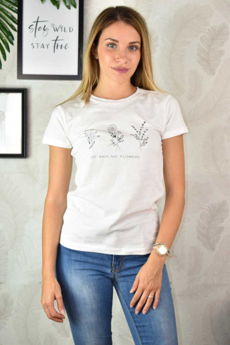 T-shirt flowers