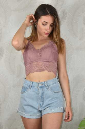 ABBIGLIAMENTO - Bralette in pizzo