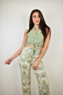 ABBIGLIAMENTO - Camicia smanicata in viscosa