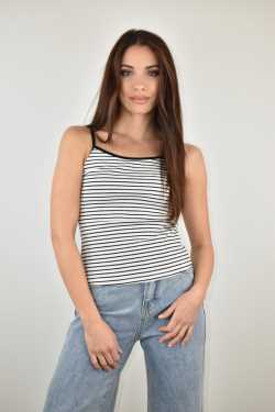 ABBIGLIAMENTO - Canotta a righe