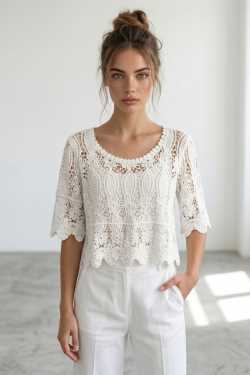 ABBIGLIAMENTO - Casacca traforata