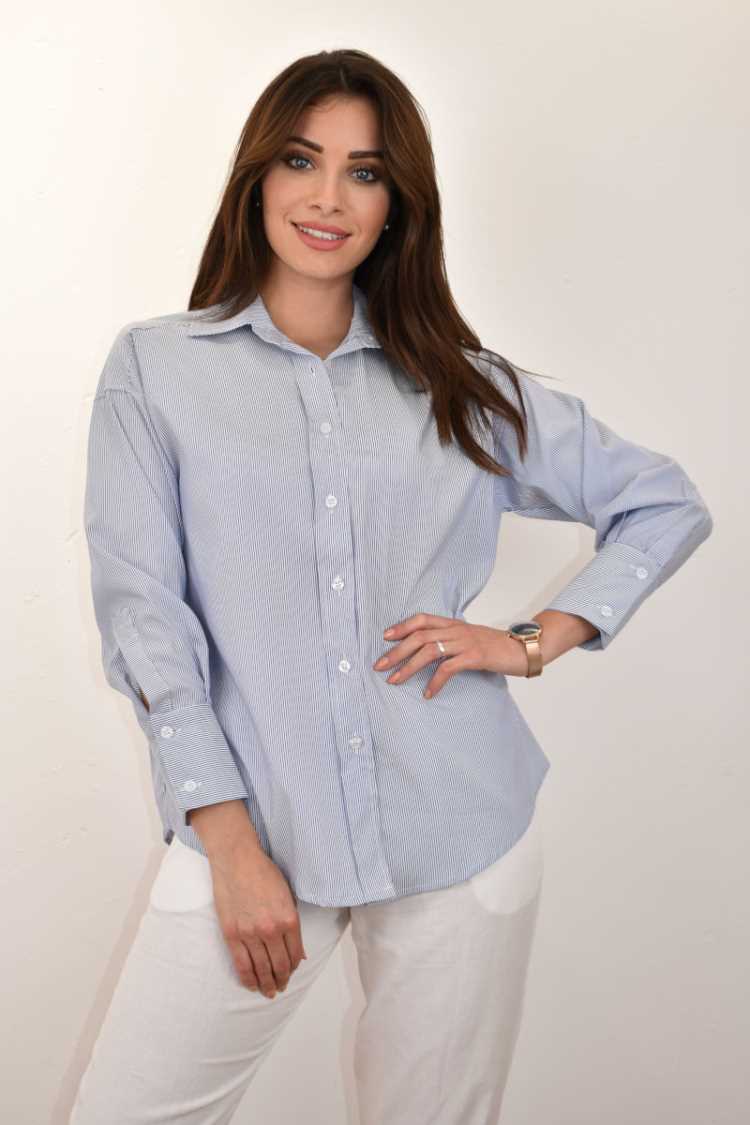 Camicia a righe