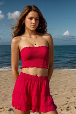 ABBIGLIAMENTO - Crop top filzato