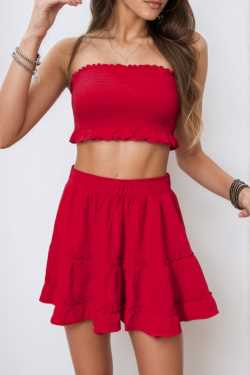 ABBIGLIAMENTO - Gonna balze in cotone