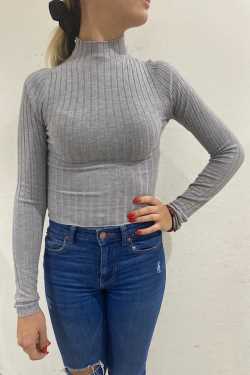ABBIGLIAMENTO - GRIGIO - Maglia a costine