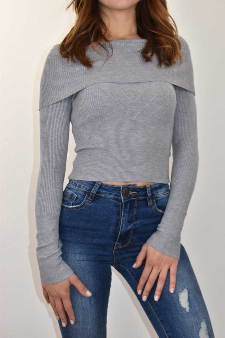 Maglia con risvolto