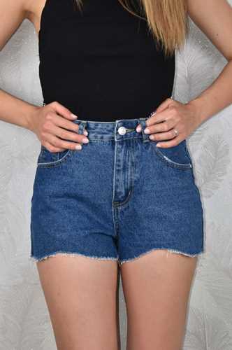ABBIGLIAMENTO - JEANS - Shorts taglio vivo