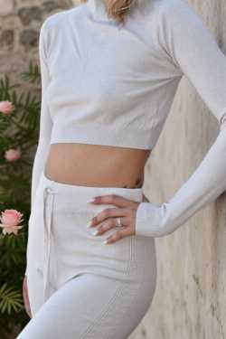 ABBIGLIAMENTO - Maglia con trama laterale