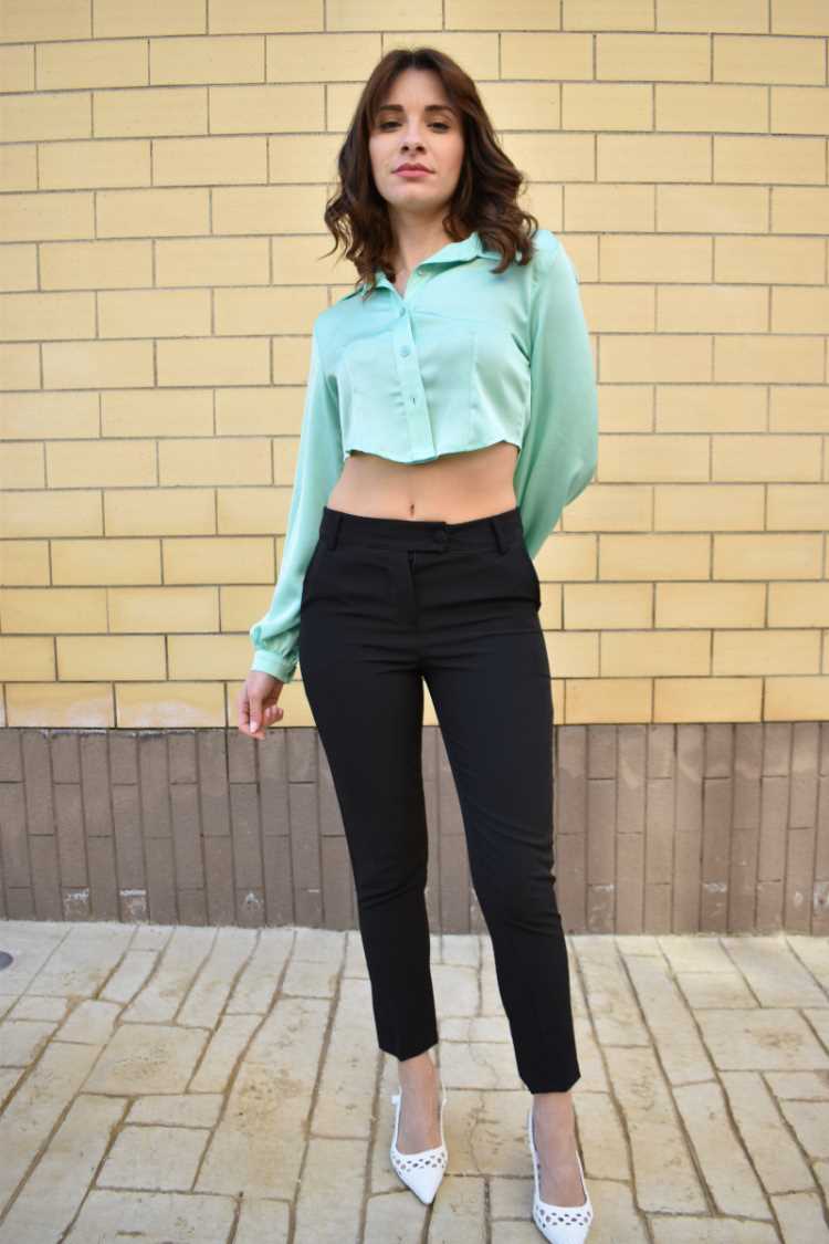 Pantalone slim completo Magnolia