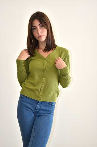 ABBIGLIAMENTO - OLIVE - Cardigan 