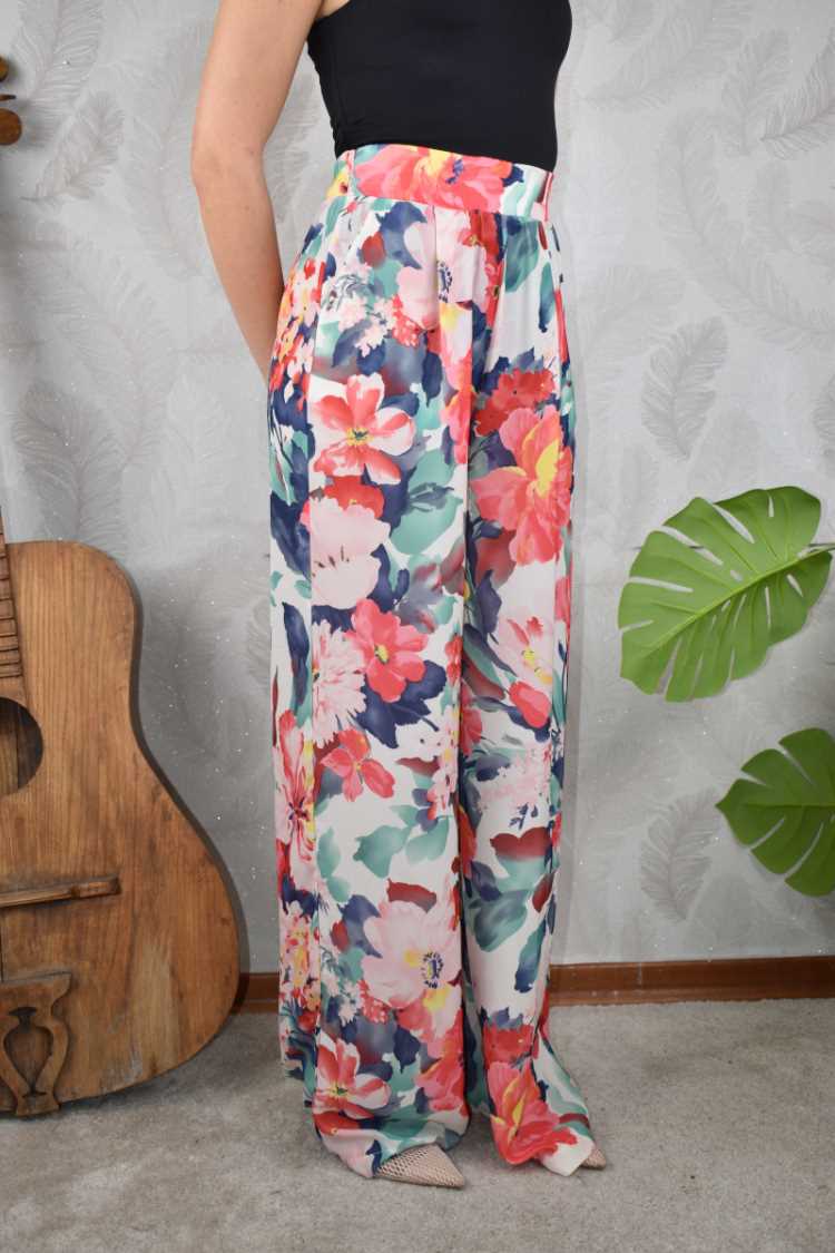 Pantalone floreale