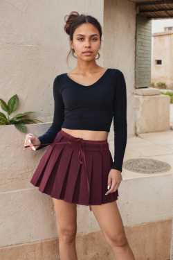 ABBIGLIAMENTO - Pantagonna plissettato