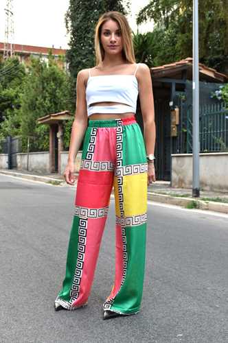 ABBIGLIAMENTO - Pantalone geometrico