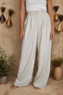 ABBIGLIAMENTO - Pantalone gessato completo Lara