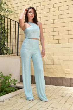 ABBIGLIAMENTO - Pantalone palazzo in paillettes