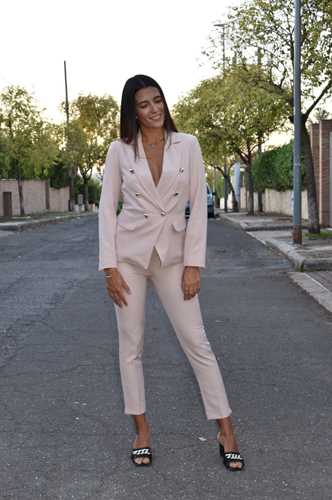 ABBIGLIAMENTO - ROSA - Pantalone vita alta completo Royal