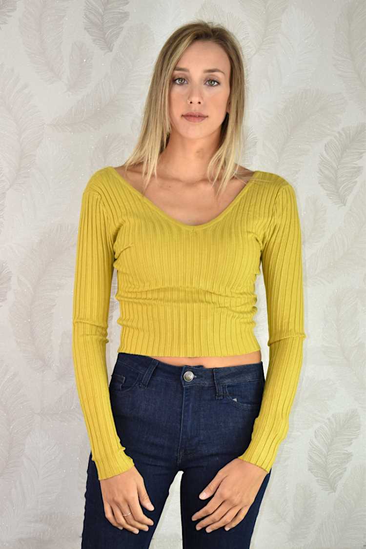 Maglia a costina