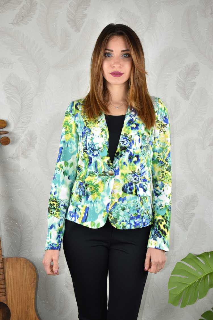Giacca a fiori