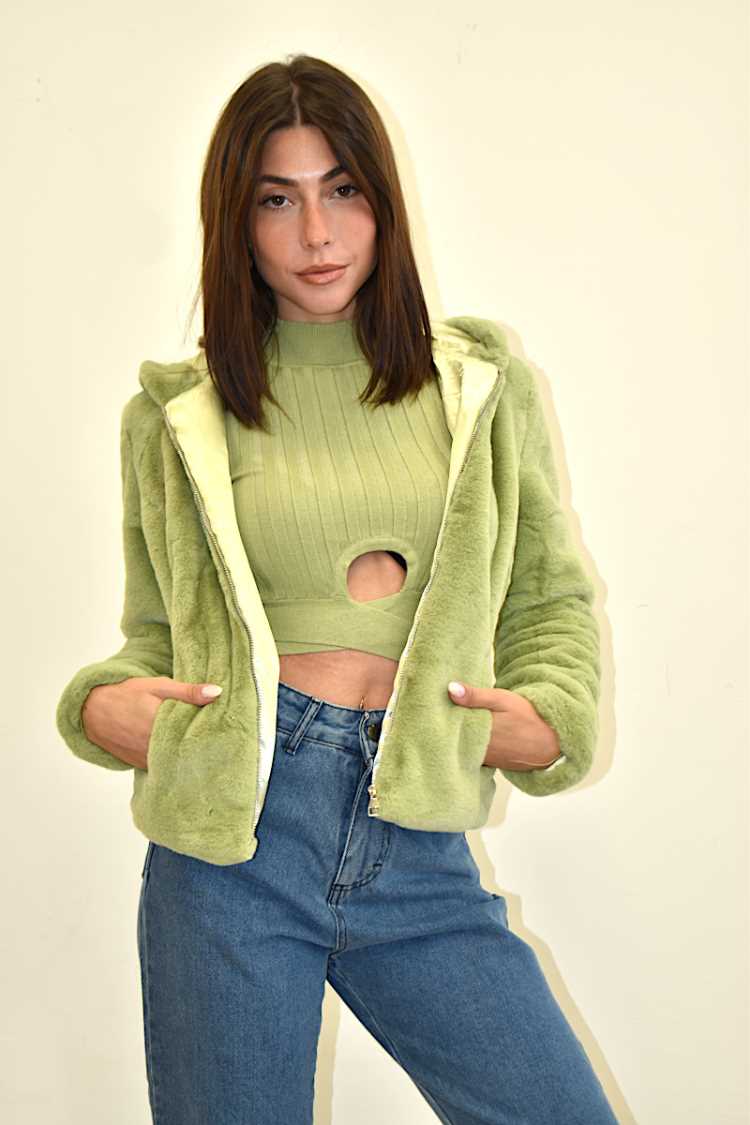 Maglia con incrocio
