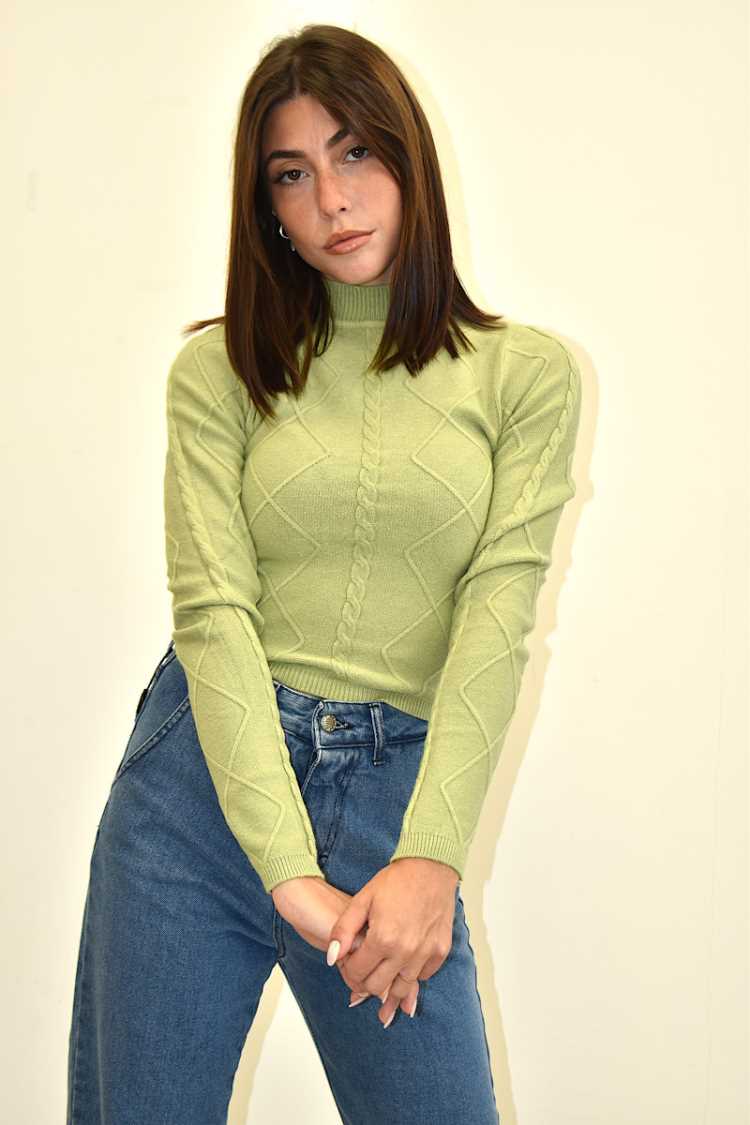 Maglia treccia