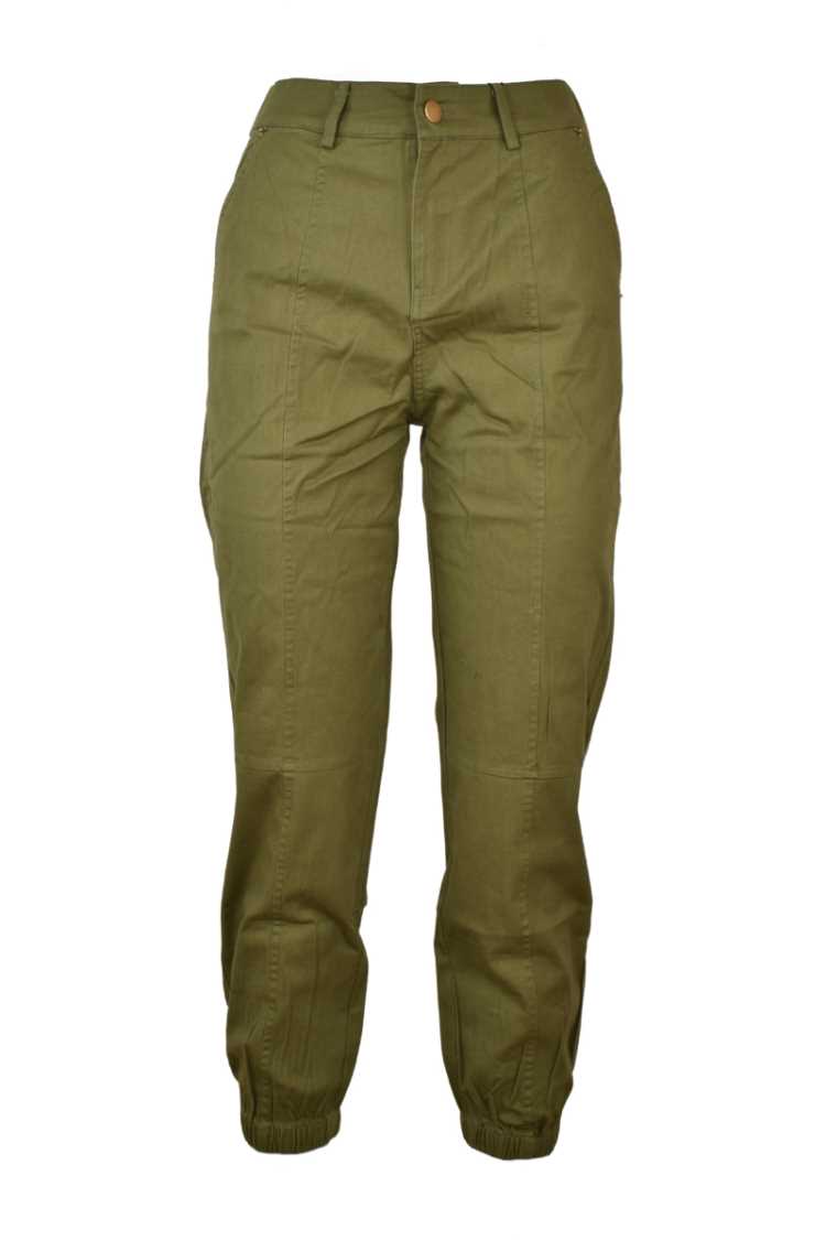 Pantalone in cotone con elastico