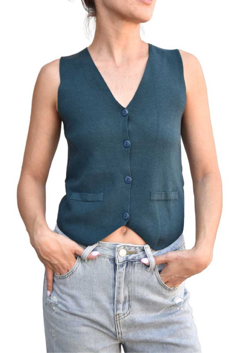 Gilet in maglia