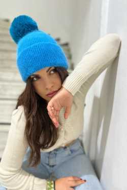 ACCESSORI - Cappellino con pon pon