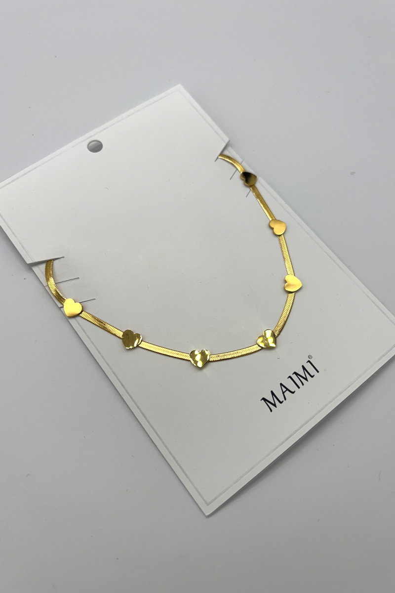 ACCESSORI - Collana con cuoricini 