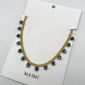 ACCESSORI - Collana con cuoricini brillanti