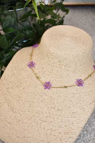 ACCESSORI - Collana con fiorellini